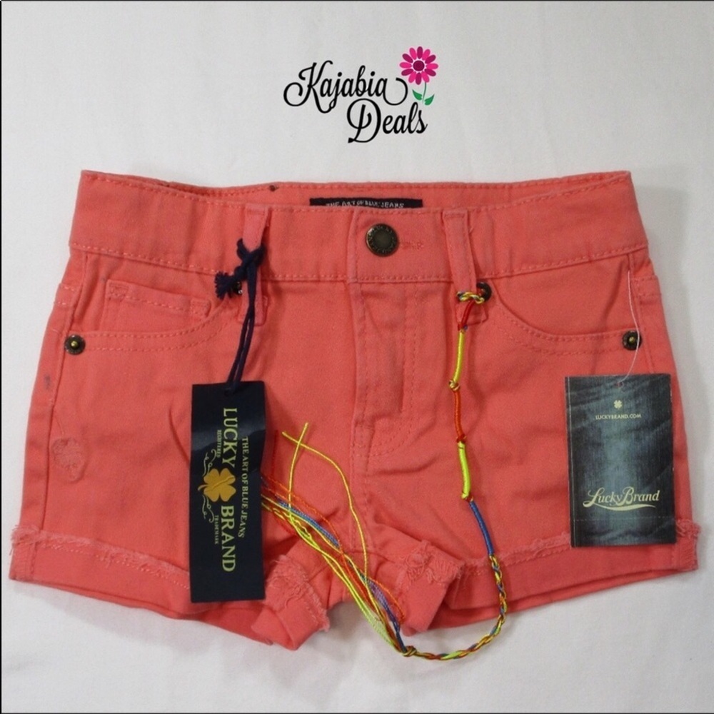 LUCKY BRAND Riley Girls Shorts NWT Size 2T